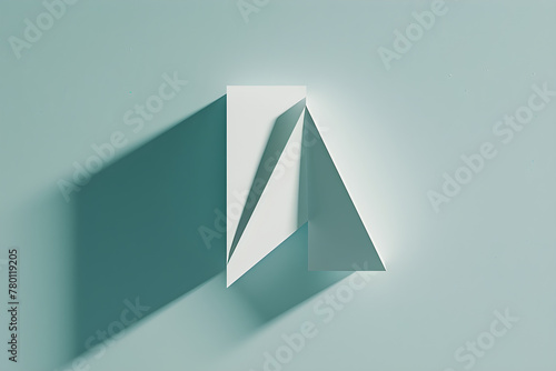 Icon rendering of Markdown (.md) File Extension on Neutral Background photo