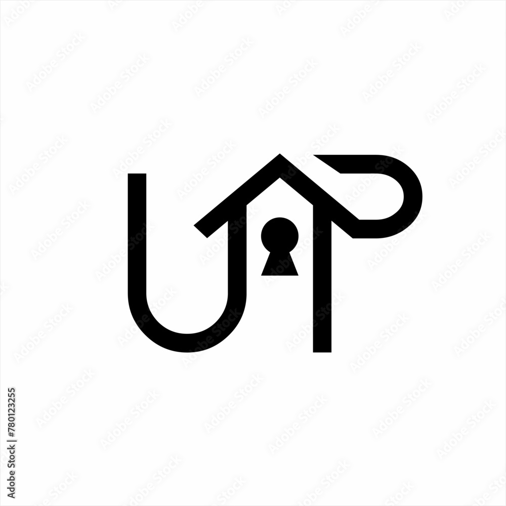 Home security logo design with Home security logo design with