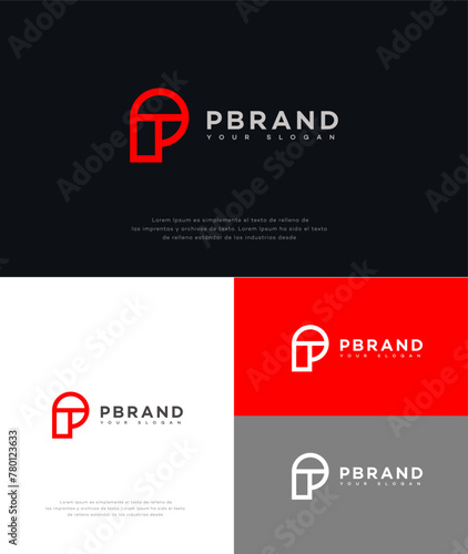 P Letter Logo Icon Brand Identity Sign, P Letter Symbol Template 