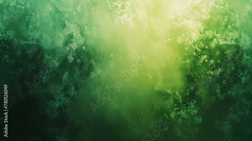 Green and Colorful Abstract Wallpaper in Atmospheric Style