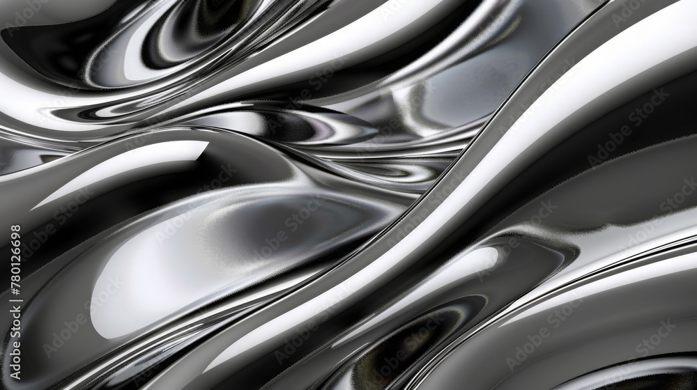 Obraz premium chrome effect background
