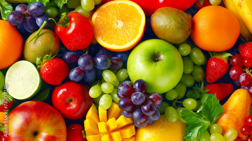    Nature   s Palette  An Exquisite Array of Fresh Fruits Celebrating the Richness of Colors and Flavors   