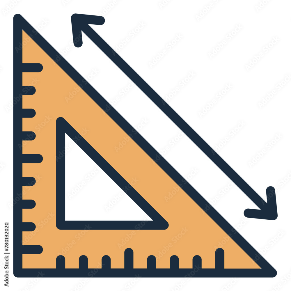 Triangle Ruler icon