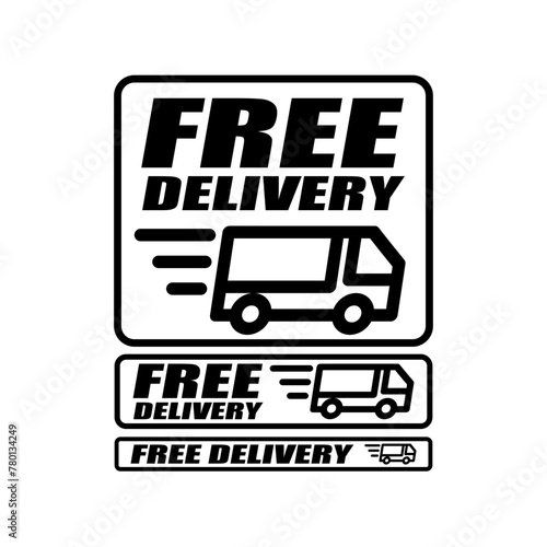 free delivery sign
