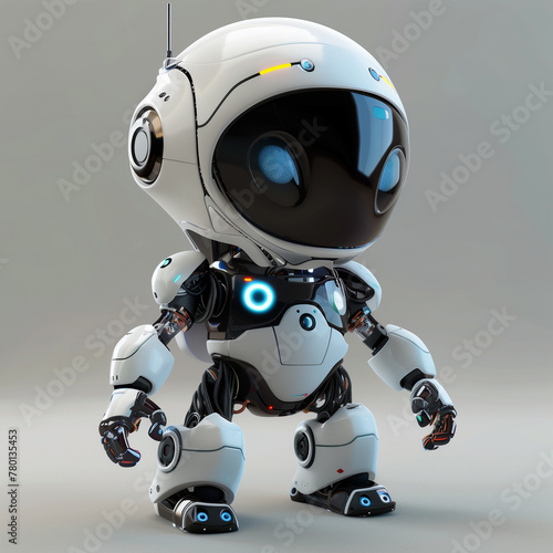 cute robot, AI technology © Syedfarooq