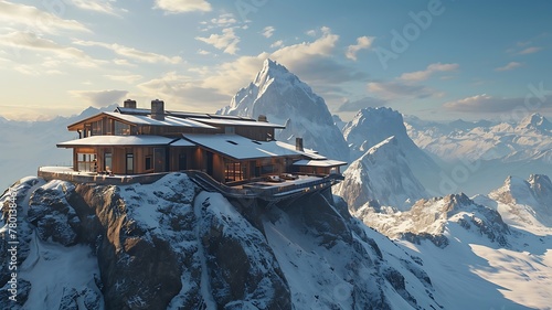 Mountain Retreat: Minimalist Eco-Friendly House Nestled in the Mountains