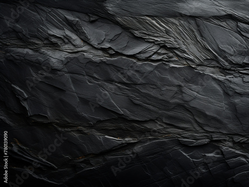 An abstract background of elegant black slate exudes sophistication