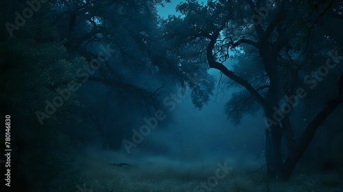 Whispering Pines: Moonlit Mystique./n