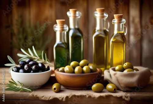 A Rustic Feast of Olive Oil and Fresh Herbs