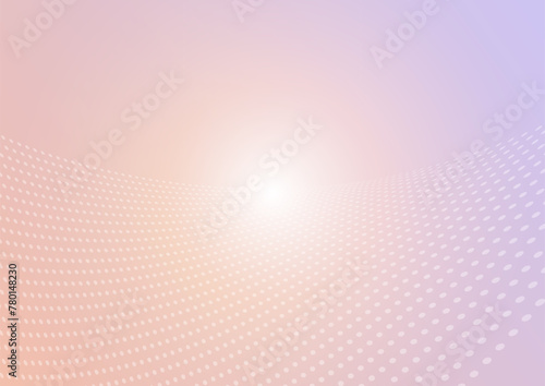 柔らかいトーンの抽象ドット背景