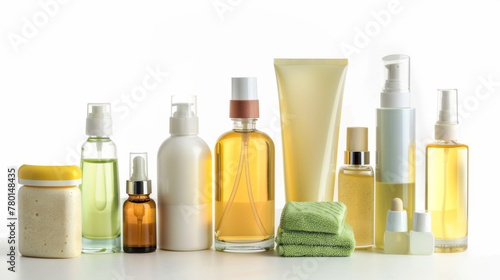 various bottles for cosmetics