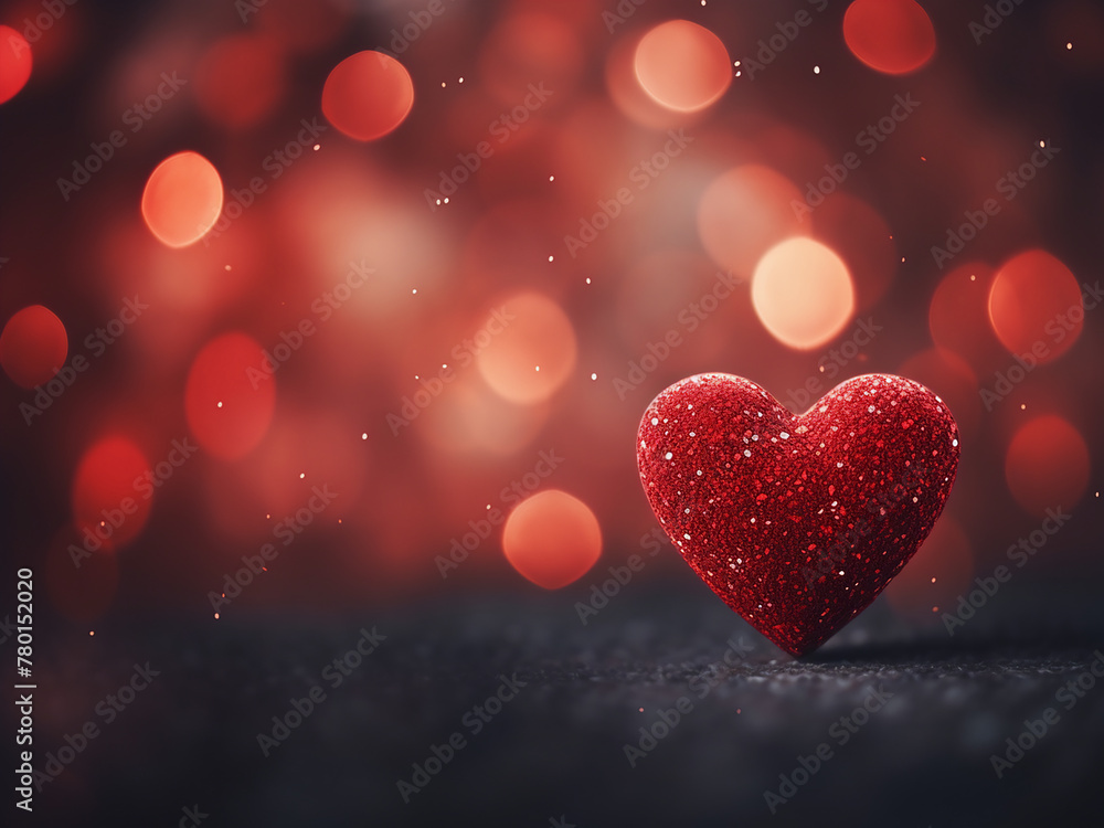 Heart-themed backdrop for celebrating St Valentine's Day