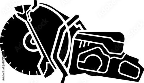 Concrete Saw Icon