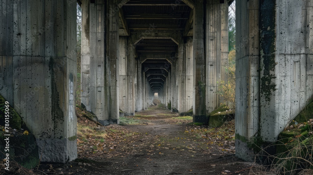 The concept of concrete pillars is similar to automobile bridge pillars. The concept of concrete pillars is similar to automobile bridge pillars.