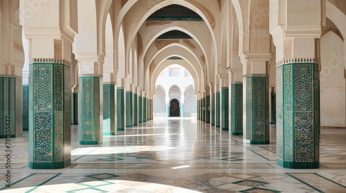 Discovering the Arcade of Casablanca's Hassan II Mosque photo