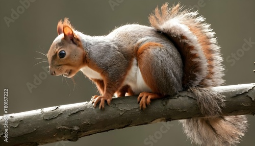A-Squirrel-With-Its-Tail-Wrapped-Around-A-Branch-Upscaled_2