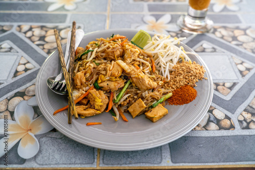 Chicken pad thai 3 photo