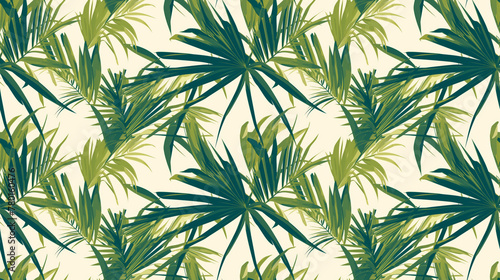 Majesty palm  royal green layers  luxurious pattern