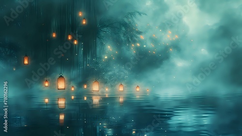 Lantern of Illusion: Mystical Waterscapes./n © Крипт Крпитович