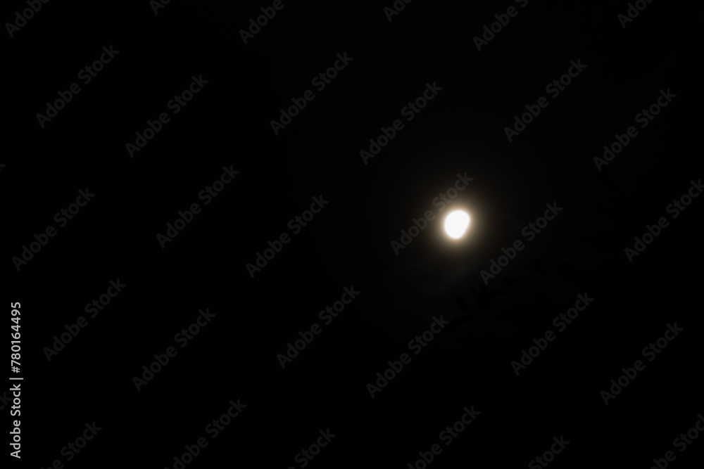 Solar Eclipse on April 8th 2024 in USA. Dark night sky with moon. Dark sky with stars Solar Eclipse on April 8th 2024 in USA. Dark night sky with moon. Dark sky with stars