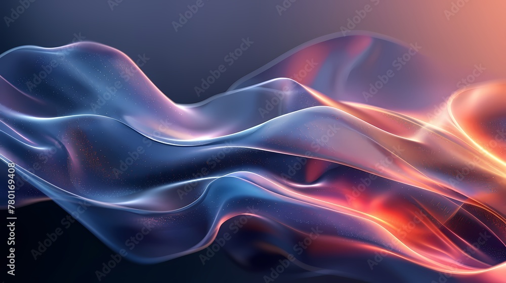Modern Abstract wave silk fabric textured gradient background, wallpaper with color theme of Neon purple Modern Abstract wave silk fabric textured gradient background, wallpaper with color theme of Neon purple