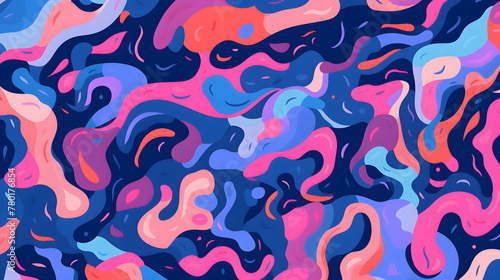 Wallpaper Mural Digital powder blue artistic wave abstract graphic poster web page PPT background Torontodigital.ca