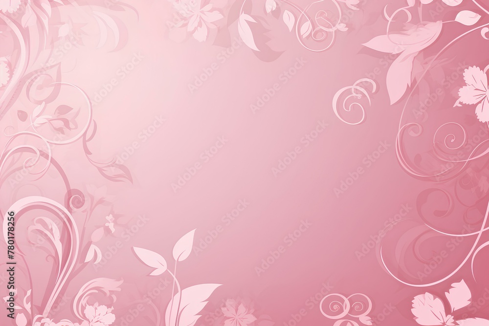 pink floral background made by midjourney