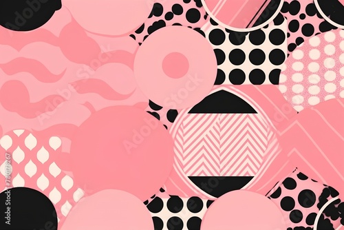 seamless pattern with hearts made by midjourney