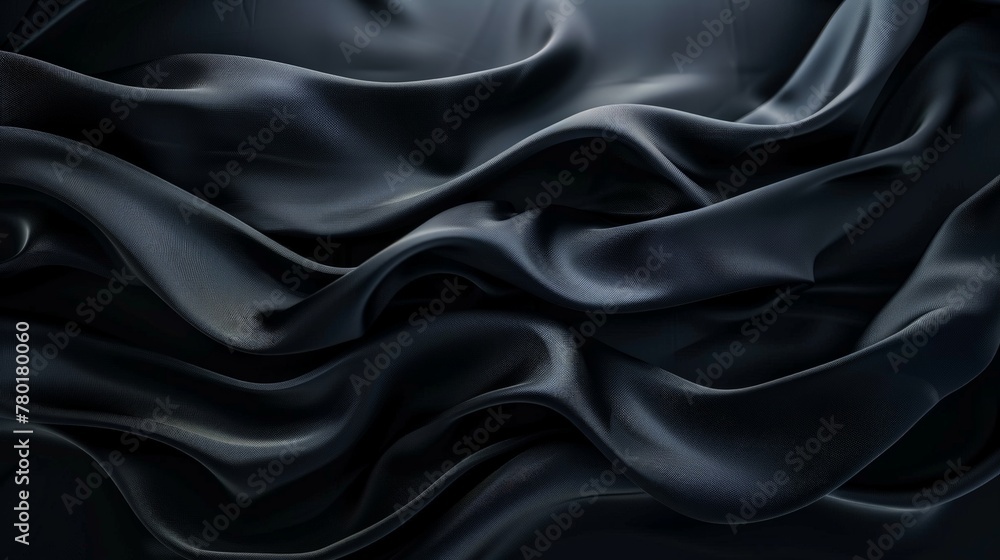 Smooth elegant black satin texture abstract background. Luxurious background design Smooth elegant black satin texture abstract background. Luxurious background design