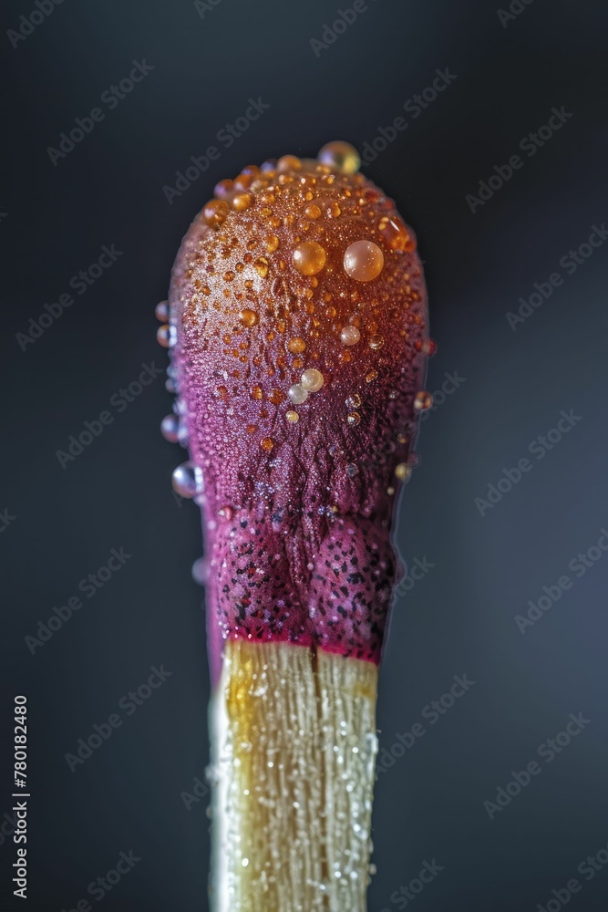 Explore the intricate beauty of a match head in macro photography ...