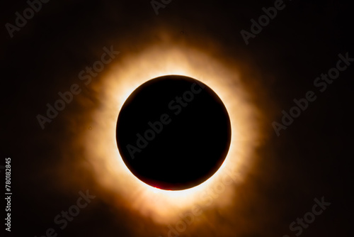 Fototapeta Naklejka Na Ścianę i Meble -  April 8 2024 Great North American Eclipse