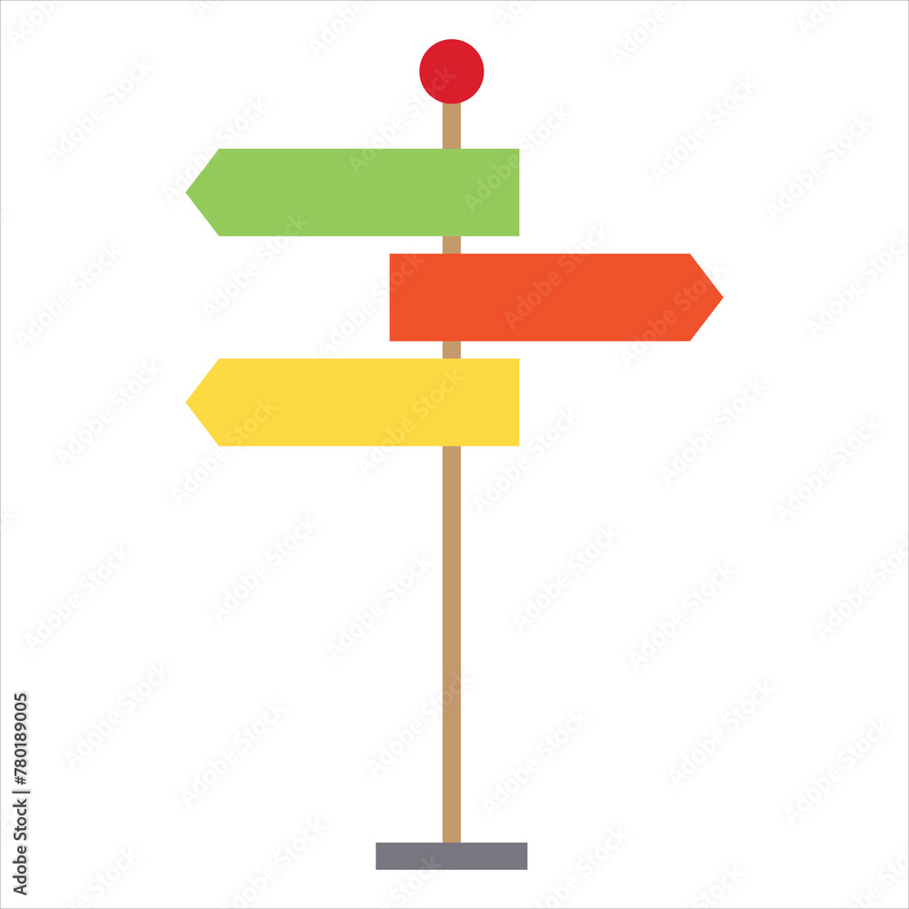 Sinpost icon. Signboard vector set. Sign direction. Sign board isolated. EPS 10/AI Sinpost icon. Signboard vector set. Sign direction. Sign board isolated. EPS 10/AI