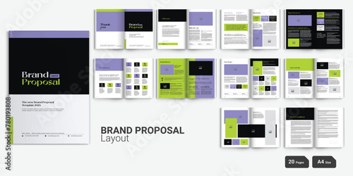Brand Proposal Design Layout Business Proposal Layout Brand Identity Proposal Design