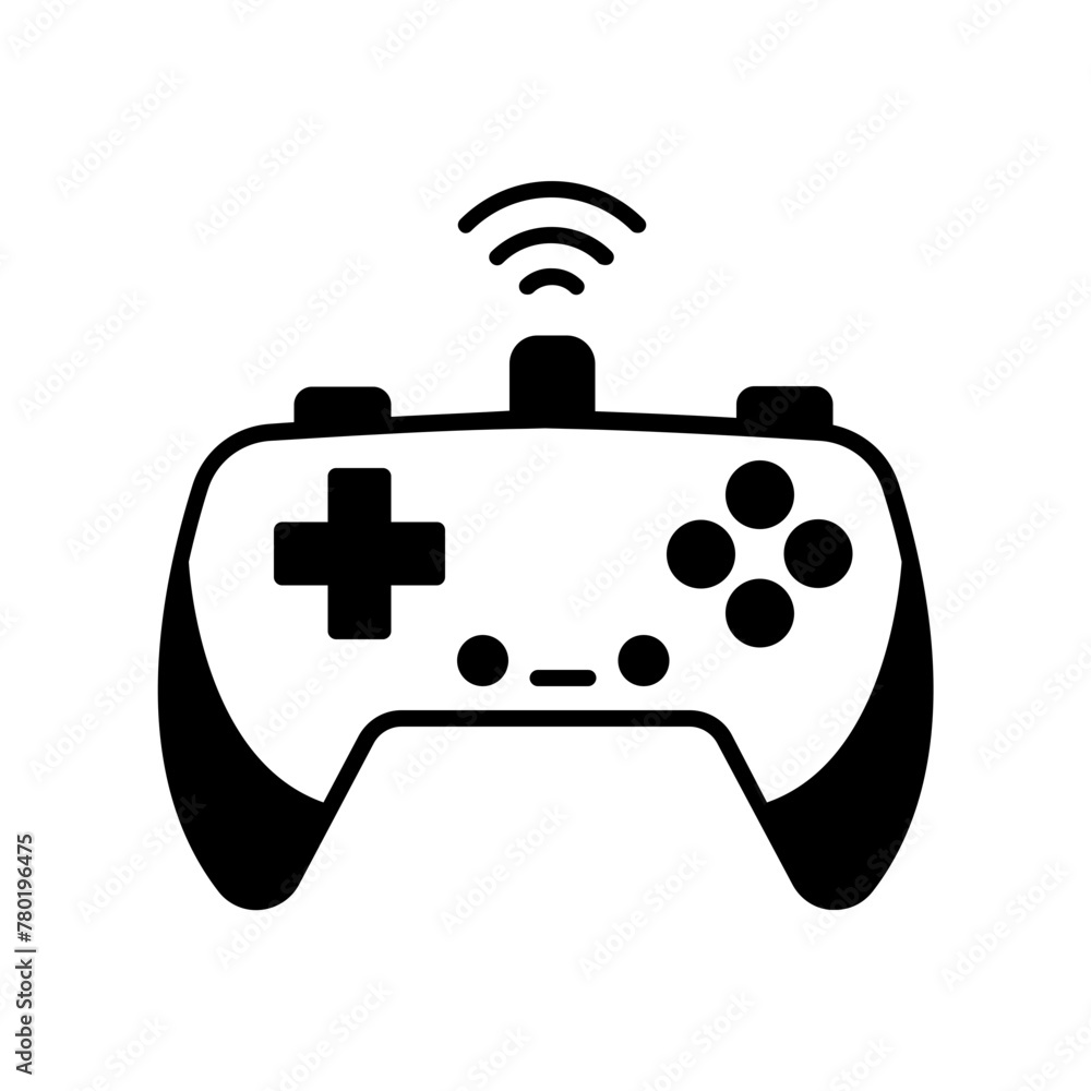 game controller icon. black fill icon game controller icon. black fill icon