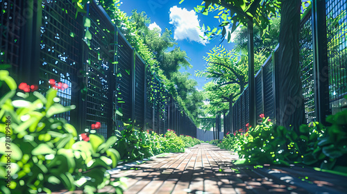 Verdant Park Splendor, Showcasing a Lush Garden Oasis within the City, A Testament to Natures Enduring Beauty in Urban Landscapes