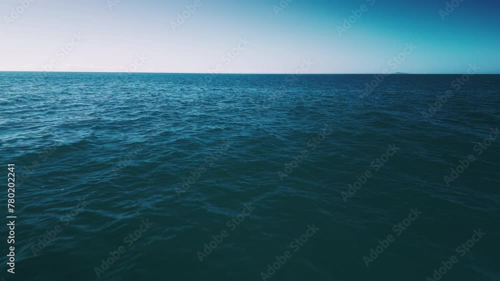 Camera flies forward over the waver with high speed and tilts