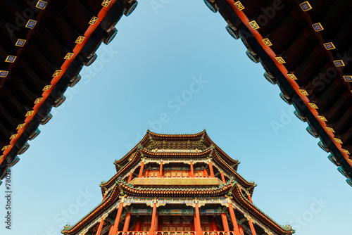 The Tower of Buddhist Incense in the Summer Palace, Beijing, China photo