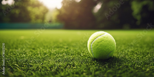 tennis ball on the court © chick_david