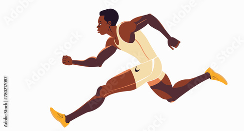 white background, Going for a run or jog in the morning, in the style of animated illustrations, background, text-based