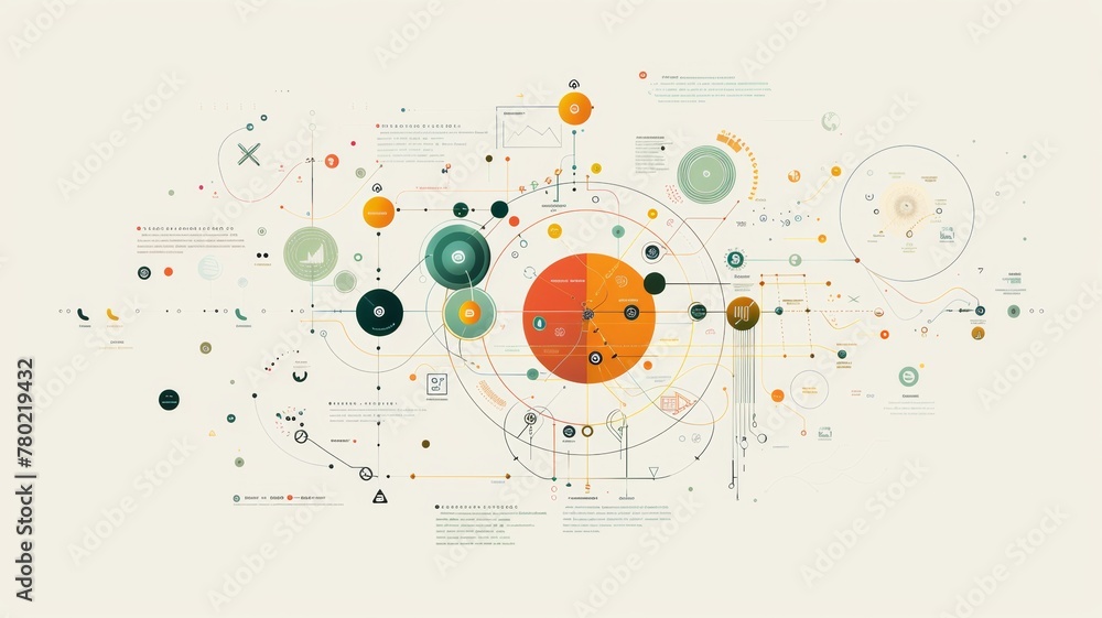AI learning from feedback loops, represented as a circular process of input-output relationships, with data streams and analysis nodes. AI learning from feedback loops, represented as a circular process of input-output relationships, with data streams and analysis nodes.