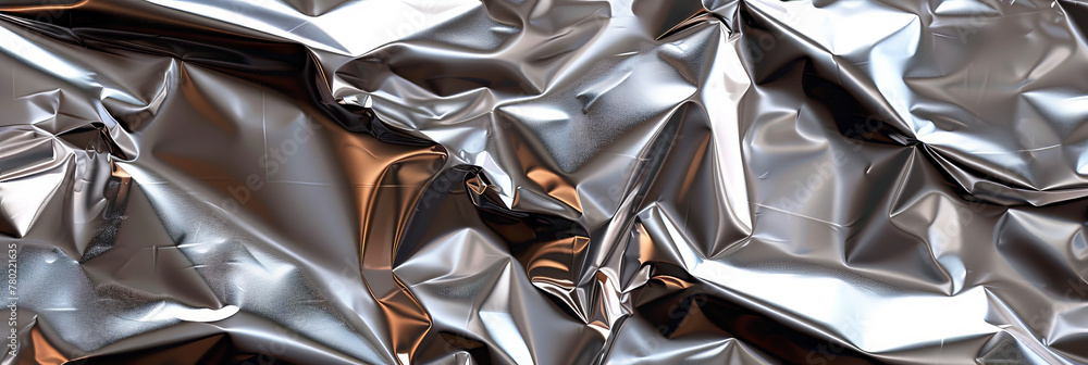 crumpled silver foil texture, aluminium foil crumpled background crumpled silver foil texture, aluminium foil crumpled background