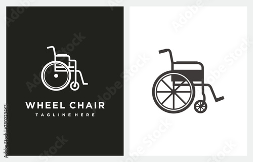 Wheelchair Health icon vector illustration