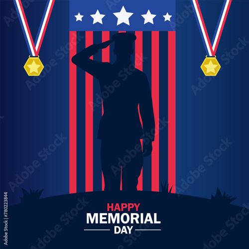 happy memorial day background