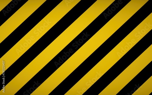 Yellow and black diagonal hazard stripes