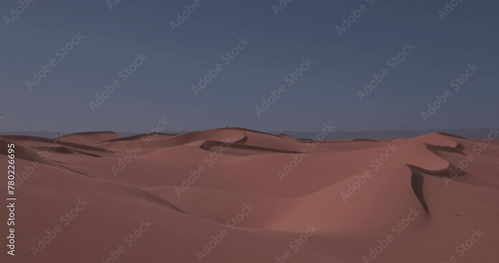 A sand dune of sahara desert at Mhamid el Ghizlane in Morocco A sand dune of sahara desert at Mhamid el Ghizlane in Morocco