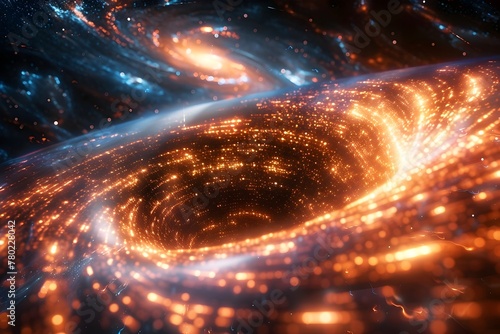 Captivating Cosmic Vortex:Visualizing the Fundamental Force Governing Celestial Dynamics