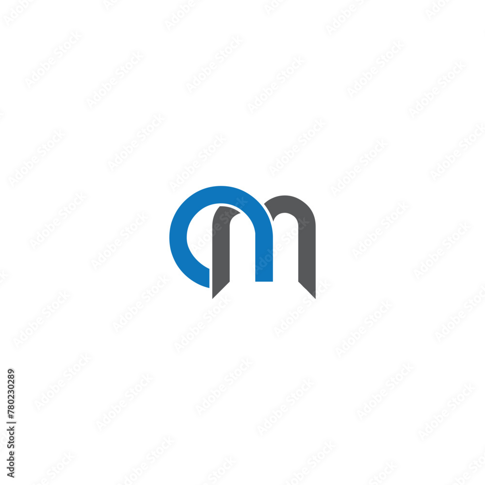 Fototapeta premium am logo design am vector logo am initial design