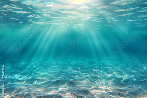deep blue underwater background © Behcet