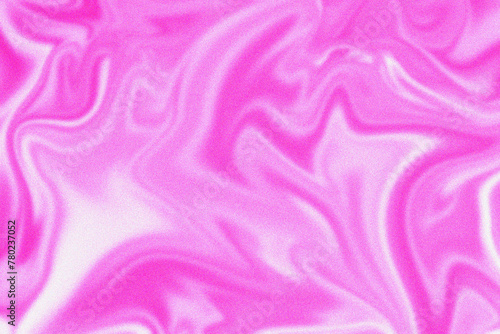 Abstract pink liquid paint effect blurred rough background texture overflow waves. Poster background.