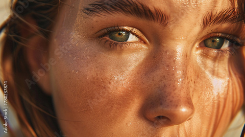 Elevate your skincare routine for captivating close-up beauty.